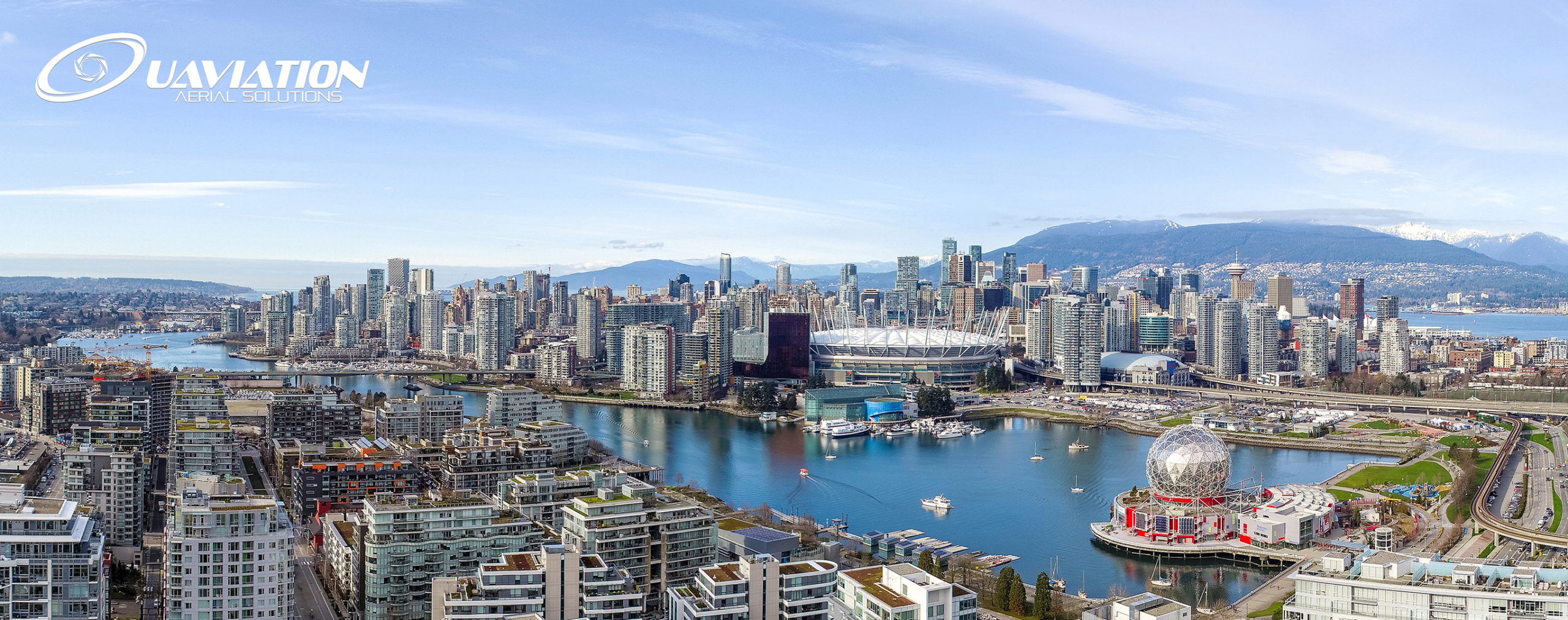 Downtown Vancouver Aerial Landscape